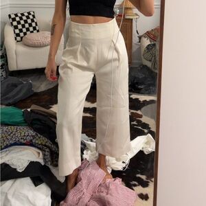 3.1 Phillip Lim Cream Wide Leg Pants
